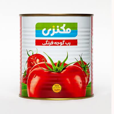 پک 12 عددی رب گوجه 800 گرمی مکنزی (ویژه تهران)